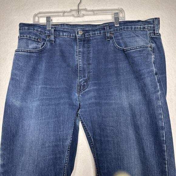 Levi's 559 Relaxed Fit Straight Leg Denim Blue Jeans Mens Size 40 x 33 Dark Wash - Picture 3 of 11